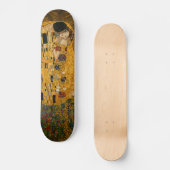 Golden Embrace Skateboard Deck – Elegante Romantie (Voorkant)