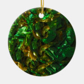 Golden Emerald Circle Ornament (Voorkant)