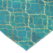 Golden Emerald Geometry Tafelkleed (Gekanteld)