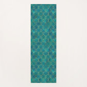 Golden Emerald Geometry Yogamat (Voorkant)