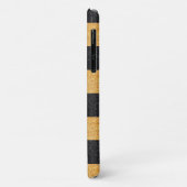 Golden en Black Glitter Case-Mate iPhone Case (Achterkant/links)