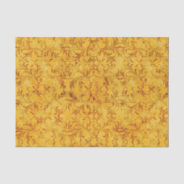 Golden en Brown Damask Tissuepapier