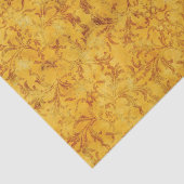 Golden en Brown Damask Tissuepapier (Detail)