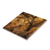 Golden en bruine bladeren | Merritt Island, FL Tegeltje (Zijkant)