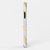 Golden- en grijze strepen Case-Mate iPhone case (Achterkant/rechts)