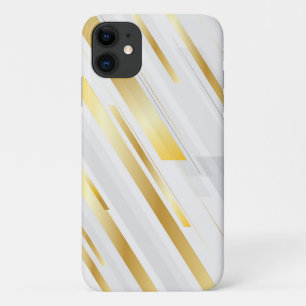 Golden- en grijze strepen Case-Mate iPhone case