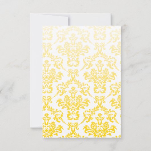 Golden en White Damask Pattern (Achterkant)