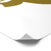 Golden engel vleugels poster (Hoek)