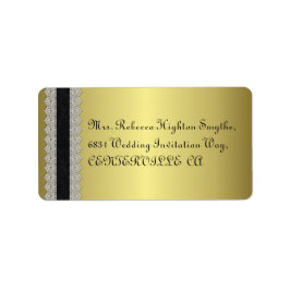 Golden Engraved Kijk Wedding Etiket