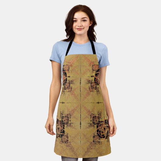 Golden Entanglement Schort (Gedragen)