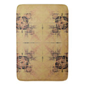 Golden Entanglements Badmat (Voorkant Verticaal)