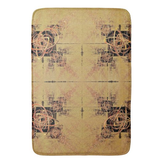 Golden Entanglements Badmat (Voorkant Verticaal)