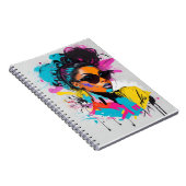 Golden Era Retro Elegantie Notitieboek (Rechterzijde)