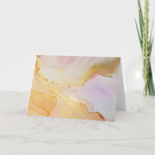 Golden Etheral Heavens Blank Notecard Bedankkaart