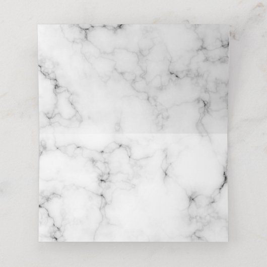 Golden eucalyptusbladermarmer plaatskaartje (Binnenkant ongevouwen)