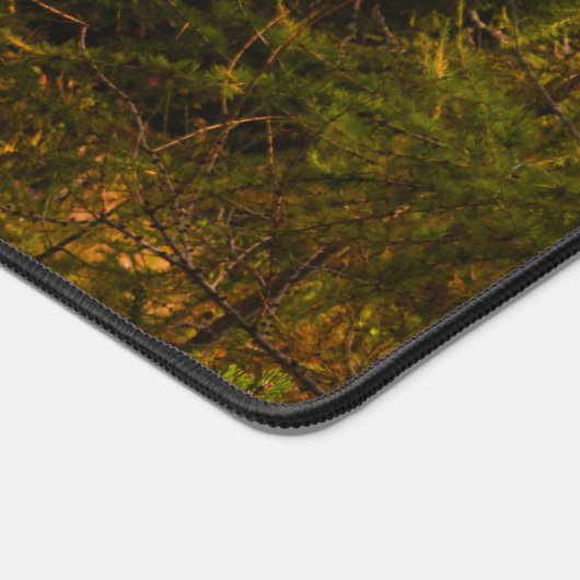 Golden European larch in herfstkleuren Bureaumat (Hoek)