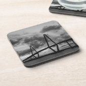 Golden Evening in Arthur Ravenel Grayscale Bier Onderzetter (Linkerzijde)