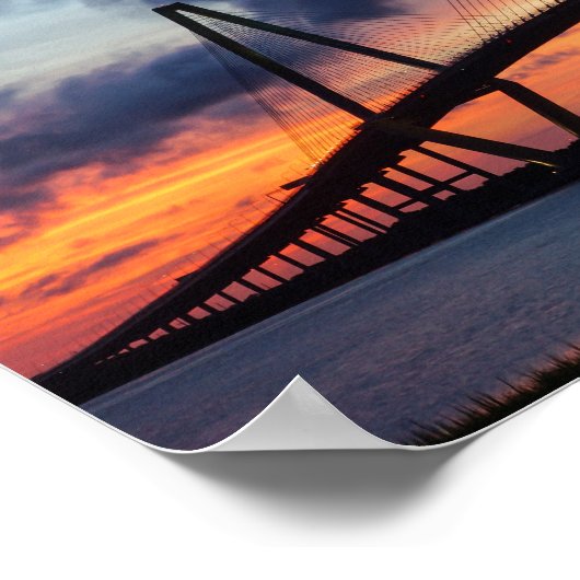 Golden Evening in Arthur Ravenel Poster (Hoek)