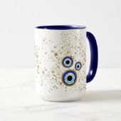 Golden Evil Eye mok (Voorkant rechts)