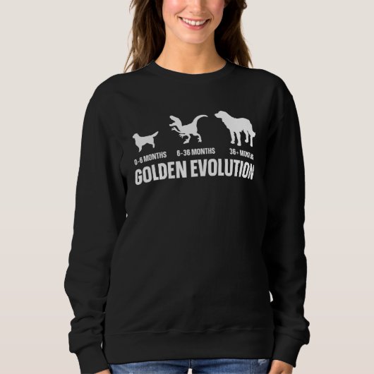 Golden Evolution Quote for a Golden Retriever Owne Trui (Voorkant)