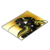 GOLDEN EYE FRACTAL NOTITIEBOEK (Linkerzijde)