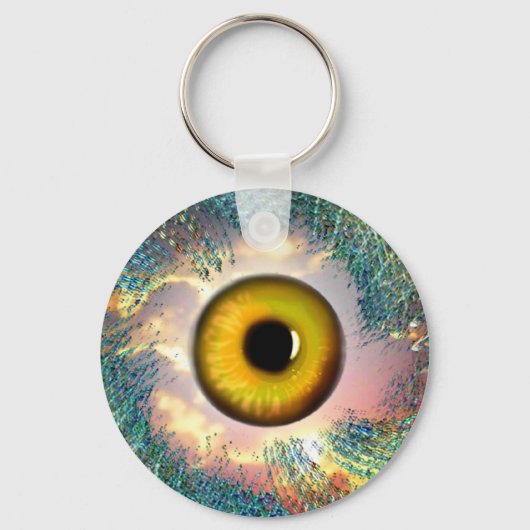 Golden Eye Lucky Charm Sleutelhanger (Voorkant)