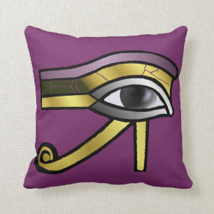 Golden Eye of Horus Cushion Kussen