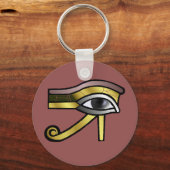 Golden Eye of Horus Key Ring Sleutelhanger (Voorkant)
