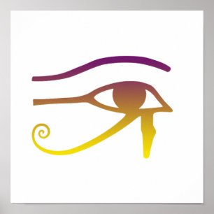 Golden Eye of Horus Poster