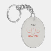 Golden eye sleutelhanger (Voorkant Links)