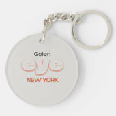 Golden eye sleutelhanger (Achterkant)