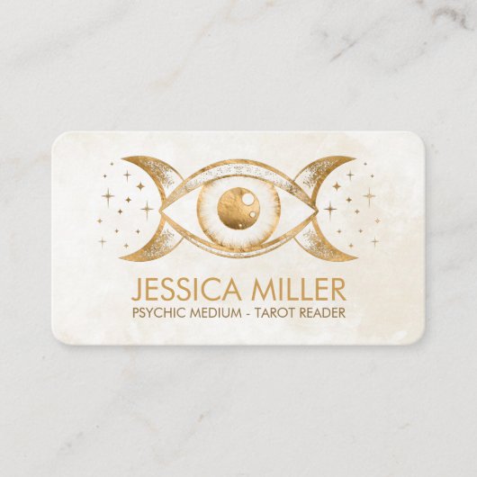 Golden Eye - Triple Moon Visitekaartje (Voorkant)