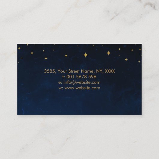 Golden Eye - Triple Moon Visitekaartje (Achterkant)