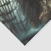 Golden-eyed Mystical Pirate Decoupage Papier (Detail)