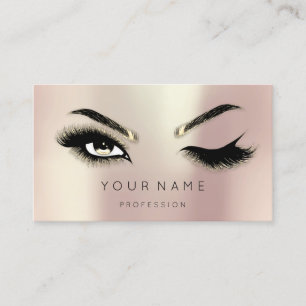 Golden Eyelash Brows Microblading QRCODE Logo Roos Visitekaartje