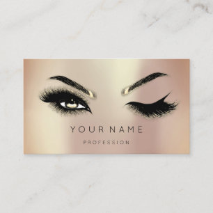 Golden Eyelash Brows Microblading QRCODE Logo Roos Visitekaartje