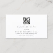 Golden Eyelash Brows Microblading QRCODE Logo Visitekaartje (Achterkant)