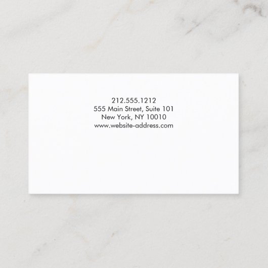 Golden Eyelashes met Pattern Loyalty Kaart (Achterkant)