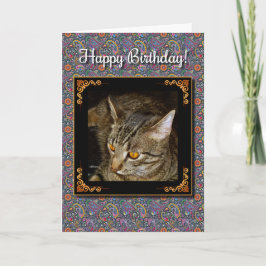 Golden Eyes Birthday Kaart