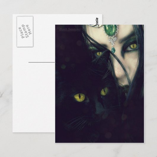 Golden Eyes Briefkaart (Voorkant / Achterkant)