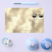 Golden Eyes Makeup Eyes Lashes DL 3 bijsluiter Flyer (Enkel)