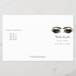 Golden Eyes Makeup White Lashes DL 3 Flyer