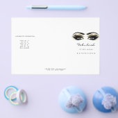 Golden Eyes Makeup White Lashes DL 3 Flyer (Enkel)