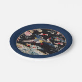 Golden faasant & Quing-dynastie/imperiaal China Pa Papieren Bordje (Gekanteld)