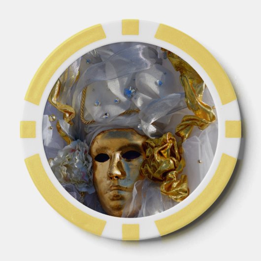 Golden Face Poker Chips (Voorkant)