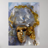 Golden Face Poster (Voorkant)