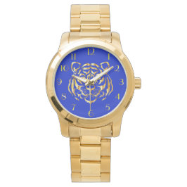 Golden Face Tiger eWatch Horloge