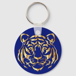 Golden Face Tiger Sleutelhanger