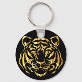 Golden Face Tiger Sleutelhanger