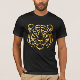 Golden Face Tiger T-Shirt